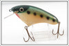 Crane Bait Green Scale Black Spots Musky Bait
