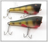 Vintage Creek Chub Perch Plunker Lure Pair 3201