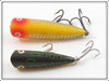Heddon Yellow Shore Chugger Spook & Bullfrog Tiny Chugger