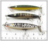 Heddon Dying Flutter Lot Of Three