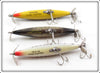 Heddon Dying Flutter Lot Of Three