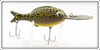 Vintage Heddon Yellow Black Crackleback Crackleback Lure 8000 YBC