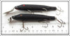 Creek Chub Solid Black Plastic Pikie Pair 713 P