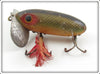 Arbogast Green Scale 3/8 Ounce Wood Jitterbug