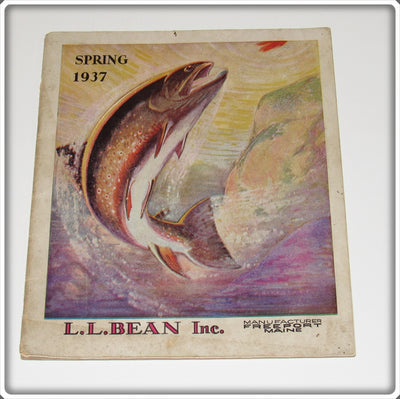 1937 L.L. Bean Inc Catalog With Jumping Fish Cover