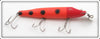Vintage Creek Chub Orange Spotted Plastic Pikie Lure 730 P