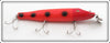 Vintage Creek Chub Orange Spotted Plastic Pikie Lure 730 P