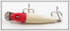 Creek Chub Red & White Double Line Tie Baby Pikie 902