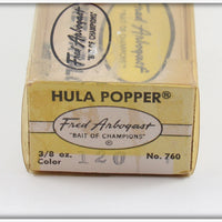 Arbogast Luminous 3/8 Oz Hula Popper In Box