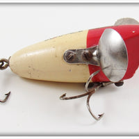 Vintage Trenton Red & White Surface Doodler Lure