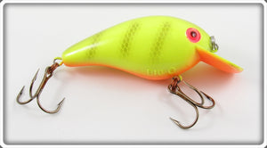 Vintage Cordell Chartreuse & Black Scale Big O Lure