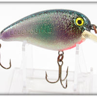 Vintage Mann's Black & Purple With Glitter Loudmouth II Lure