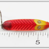 Vintage Paul Bunyan Red White Ribs Fly Rod Dodger Lure