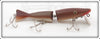 Radtke Bait Co Brown & Silver Scale Jointed Pike Minnow Lure