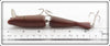 Radtke Bait Co Brown & Silver Scale Jointed Pike Minnow