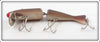 Radtke Bait Co Brown & Silver Scale Jointed Pike Minnow
