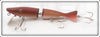 Radtke Bait Co Brown & Gold Scale Jointed Pike Minnow