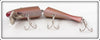 Radtke Bait Co Brown & Gold Scale Jointed Pike Minnow