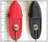 Al Foss Red & White and Black & White Oriental Wiggler No. 4 Pair