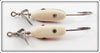 Al Foss Red & White and Black & White Oriental Wiggler No. 4 Pair