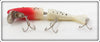 Radtke Bait Co Red Head White Jointed Pike Minnow
