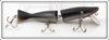 Radtke Bait Co Black & Silver Scale Jointed Pike Minnow Lure