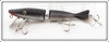 Radtke Bait Co Black & Silver Scale Jointed Pike Minnow