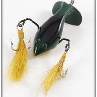 Vintage Ed Wood Green & Black Crab Crawler Lure