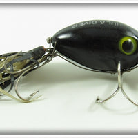 Vintage Fred Arbogast Black Hula Diver Lure