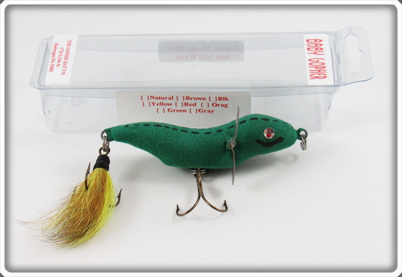 Gopher Bait Co Green Baby Gopher Lure In Box 