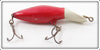 Vintage Bill DeWitt Red & White Pyra Shell Rush Tango Type Lure