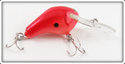 Vintage Bagley Red On Red Diving Killer B1 Lure