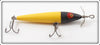 Unknown Yellow Black Head Torpedo Lure