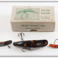 Vintage Helin Fly Rod Flatfish Lure Lot Of Three With One Box