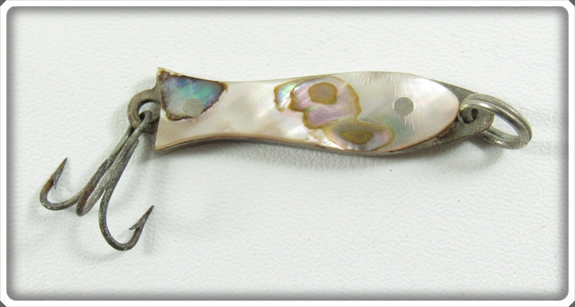 Vintage Unknown Mother Of Pearl Spinning Lure