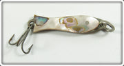 Vintage Unknown Mother Of Pearl Spinning Lure