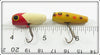 South Bend Red Arrowead & Yellow Spotted Fly Oreno Pair