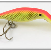 Vintage Homer LeBlanc Chartreuse Gold Scale Small Size Swim Whizz Lure