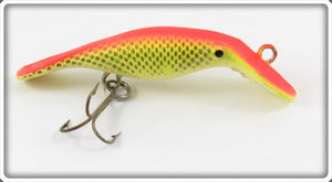 Vintage Homer LeBlanc Chartreuse Gold Scale Small Size Swim Whizz Lure