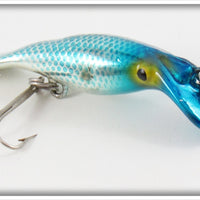 Vintage Homer LeBlanc Blue Chrome Small Size Swim Whizz Lure