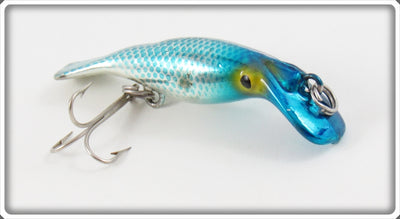 Vintage Homer LeBlanc Blue Chrome Small Size Swim Whizz Lure