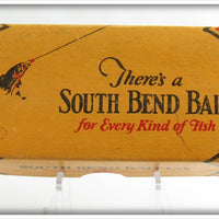 Vintage South Bend Frog Bass Oreno Empty Script Box 