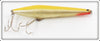 Vintage Bagley Yellow On Foil Dub-L-07 Lure