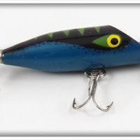 Vintage Penn Dart Blue, Black & Green Flipper Lure