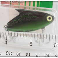 Heddon Black & Green Crackleback Super Sonic In Package