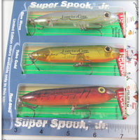 Heddon Lure For The Cure Super Spook Jr Set On Card