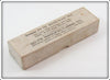 Go-Ite Manufacturing Co. Silver Water Plane Bait In Box