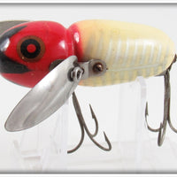 Heddon Red & White Shore Crazy Crawler