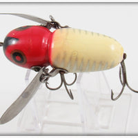 Heddon Red & White Shore Crazy Crawler