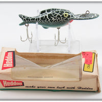 Heddon White & Green Crackleback WGC Crackleback Lure In Box 